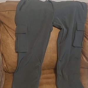 Cargo defense work sport pants olive green